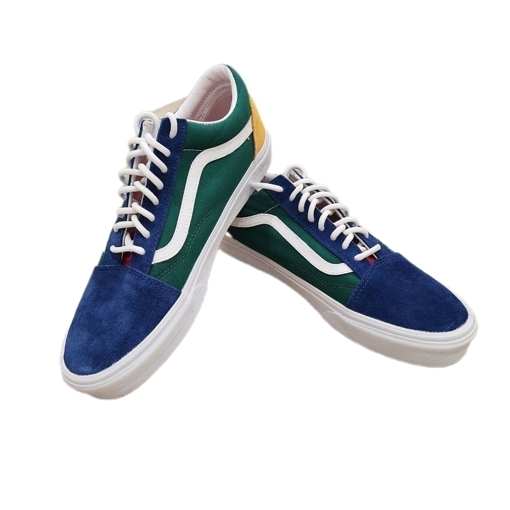 Vans Off the Wall Old Skool Multi Color Sneakers, US Mens 10 - Picture 2 of 6